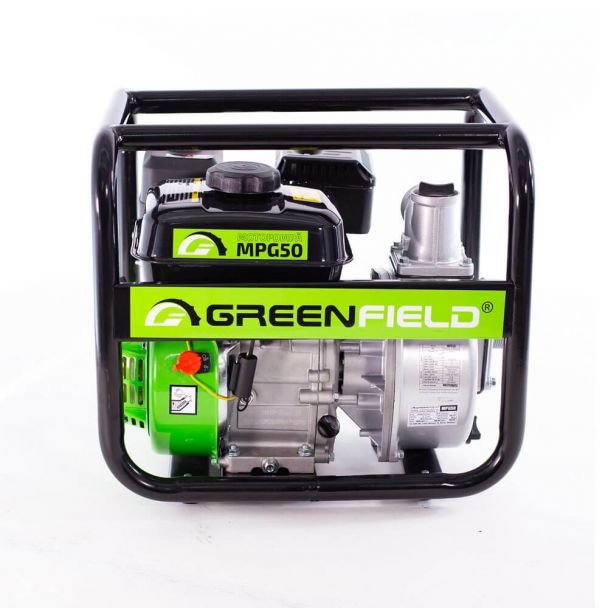 Greenfield, Motopompă 2" Greenfield MPG50 – motor Euro V pe benzină, 7,0 CP, debit 42.000 l/h, refulare 32 m