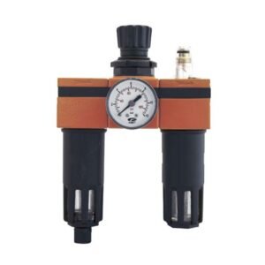 Grup complet tratare aer 3 elemente OMG 745F+R+LM | FRL 1/4" | Presiune 18 bar | Filtru regulator lubrificator pentru sisteme pneumatice | Montaj rapid, performanță industrială