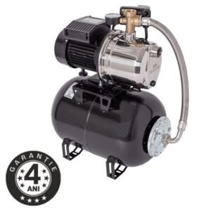 Hidrofor autoamorsant Wasserkonig IL558225, corp inox 1300W – 4920 l/h, refulare 55 m, vas 24 L