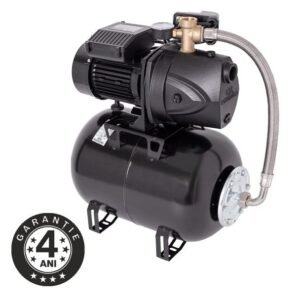 Hidrofor cu pompă autoamorsantă Wasserkonig FL497525, fontă, 950 W, 4500 l/h, refulare 49 m, vas expansiune 24 L