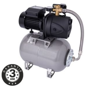 Hidrofor cu pompă autoamorsantă Wasserkonig FL528625 | carcasă din fontă, durabil | 1250 W · debit 5160 l/h | înălțime refulare 52 m · vas expansiune 24 l | ideal pentru...