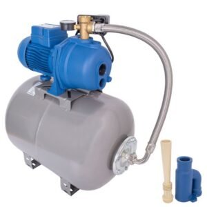 Hidrofor cu pompă de mare adâncime Wasserkonig STA1003/50H | 740 W | Debit 900 l/h | Înălțime refulare 26 m / Aspirație 25 m | Vas de expansiune 50 L
