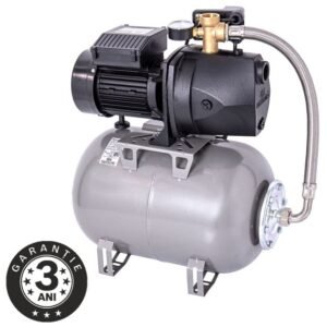 Hidrofor Wasserkonig FL415725 | Pompa autoamorsantă din fontă | 800 W, 3420 l/h | Înălțime refulare 41 m | Vas de expansiune 24 l