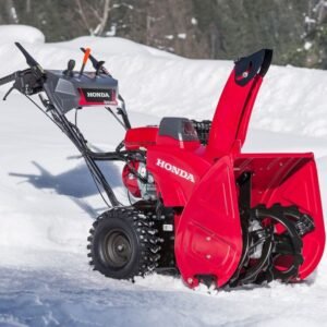 Honda, Freza de zăpadă autotractată Honda HSS 760A EWD cu șenile, 60.5 cm latime de lucru, motor pe benzină, pornire la cheie