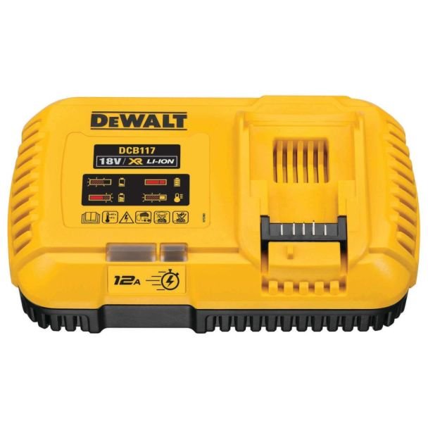 Încărcător rapid DeWalt DCB117 pentru acumulatori Li‑Ion XR 18 V, 12 A