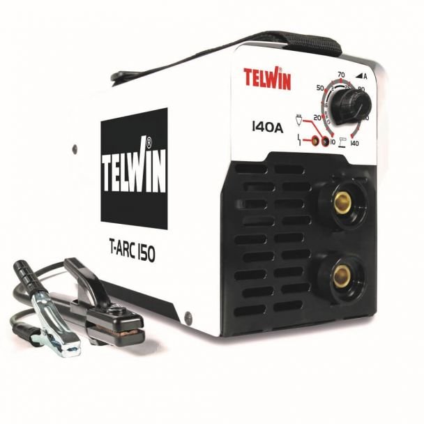 Invertor sudură MMA Telwin T-ARC150ACX 140 A | Electrozi 1,6–3,2 mm | Cu accesorii incluse | Portabil și ușor de utilizat | Performanță stabilă pentru reparații și proiecte DIY