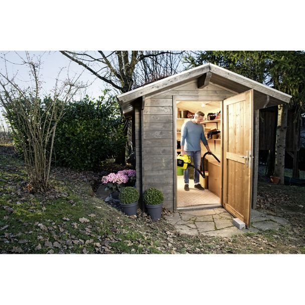 Karcher, Aspirator cu acumulator Karcher WD 1 Compact | 18 V, 2.5 Ah | Putere 230 W | Capacitate 7 l | Set acumulator EU‑II