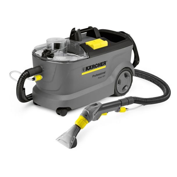 Karcher, Aspirator profesional cu spălare Karcher Puzzi 10/1 EU, 1250 W, 10+9 L, duză tapițerie și duză podea, cod 1.100-130.0