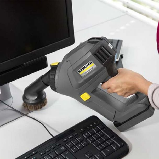 Karcher, Aspirator profesional Kärcher HV 1/1 Bp Fs INT, 0.9 l, compatibil cu acumulatori 18 V