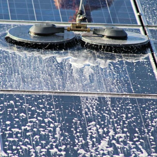 Karcher, Cap cu două perii contrarotative Karcher iSolar 6.368-095.0, 800 mm pentru panouri fotovoltaice — debit apă 1.100–1.300 l/h
