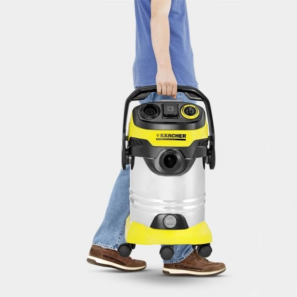 Karcher, Karcher WD 6 P S V-30/6/22/T – Aspirator umed-uscat multifuncțional, 1300 W, 230 V, recipient inox 30 l