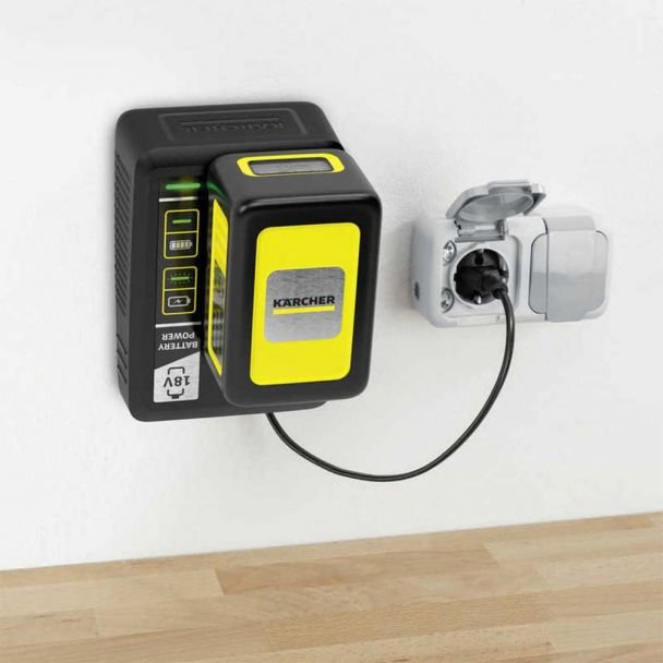 Karcher, Starter kit Karcher Battery Power 18/50 – 2.445-063.0, Li‑Ion 18V 5.0 Ah, încărcător rapid