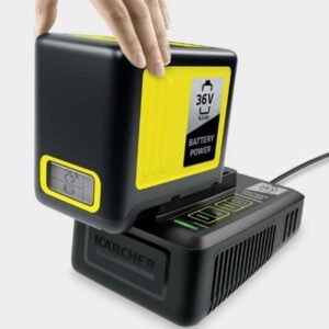 Karcher, Starter kit Karcher Battery Power 36/50 | 2.445-065.0 | Li-Ion 36 V, 5.0 Ah | Încărcător rapid inclus | Compatibil cu echipamente Karcher Battery Power