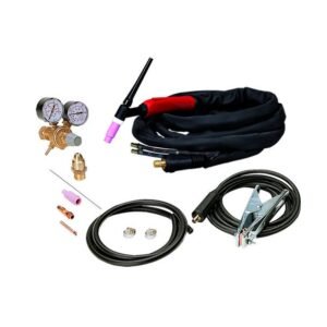 Kit sudură TIG Telwin 802789 | Torță răcită cu lichid | Pentru uz profesional și atelier | Precizie și stabilitate arc electric | Kit complet cu accesorii esențiale