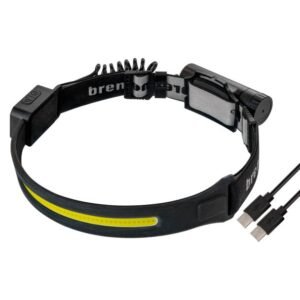 Lampa de cap LED LuxPremium Brennenstuhl 1173760000, 500 lm, 3,7 V / 2,6 A, senzor de mișcare