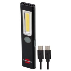 Lampa de lucru LED Brennenstuhl 1175590100, 200 lm, acumulator Li-Pol 3,7 V / 0,45 A, IP20, USB-C