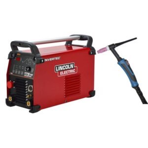 Lincoln Electric, Aparat de sudură TIG/MMA Lincoln Electric INVERTEC175TP | 175 A, electrozi 1.6-4 mm | Invertor compact, eficiență energetică ridicată | Reglaje fine pentru sudură TIG și MMA |...