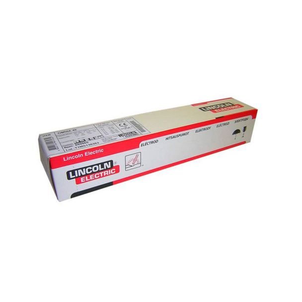 Lincoln Electric, Electrozi înveliți rutilici 2,5 mm x 350 mm | Lincoln Electric | OMNIA46_2.5X350 | pentru oțeluri de uz general | Cutie 4,8 kg