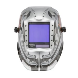 Lincoln Electric, Masca de sudură automată Lincoln Electric VIKING 3350 4C K3100-3-CE | Filtru reglabil DIN 5-13 | MMA/Mig-Mag/TIG/polizare | MOTORHEAD 4C – auto-întunecare, reglaje sensibilitate...