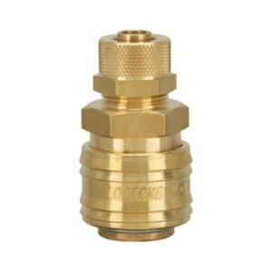 Ludecke, Cuplă rapidă mamă Ludecke ES_4_TQ | DN 7.2 | Piuliță pentru furtun 4x6 mm | Conexiune rapidă standard | Montaj sigur și etanș