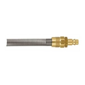 Ludecke, Cuplă rapidă mini tata Ludecke ESM_6_SQF, DN5, piuliță + arc, furtun 6x8 mm, închidere dublă