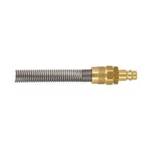 Ludecke, Cuplă rapidă mini tată Ludecke ESM_6_SQFAB, DN 5, piuliță + arc, pentru furtun 6x8 mm