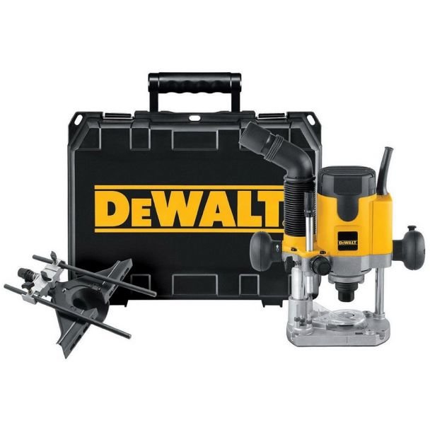 Mașină de frezat verticală DeWalt DW621KT, 1100 W, adâncime de lucru până la 55 mm