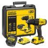 Mașină de găurit și înșurubat Stanley FatMax V20 SFMCD700C2K, 2 acumulatori 18 V/1.5 Ah, 50 Nm, valiză de transport