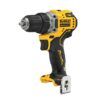 Mașină de găurit/înșurubat | DeWalt | DCD701N | Compatibilă 12V | Cuplu maxim 57,5 Nm