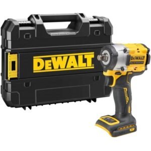 Mașină de înșurubat cu impact DEWALT DCF921NT, pătrat 1/2", cuplu max. 406 Nm, compatibilă cu acumulatori XR 18V, în valiză TSTAK