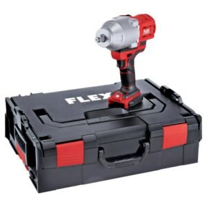 Mașină de înșurubat cu impact FLEX IW 1/2" 950 18.0-EC, pătrat 1/2", cuplu maxim 950 Nm, compatibilă cu acumulatori Li-Ion 18 V, în valiză L-BOXX®