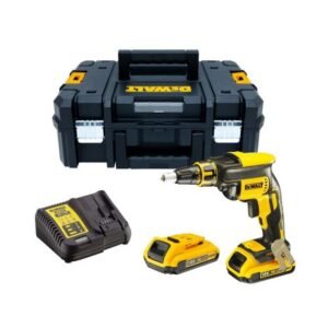 Mașină de înșurubat pentru gips-carton Dewalt DCF620D2, 18V, 2 acumulatori 2.0Ah, încărcător și valiză