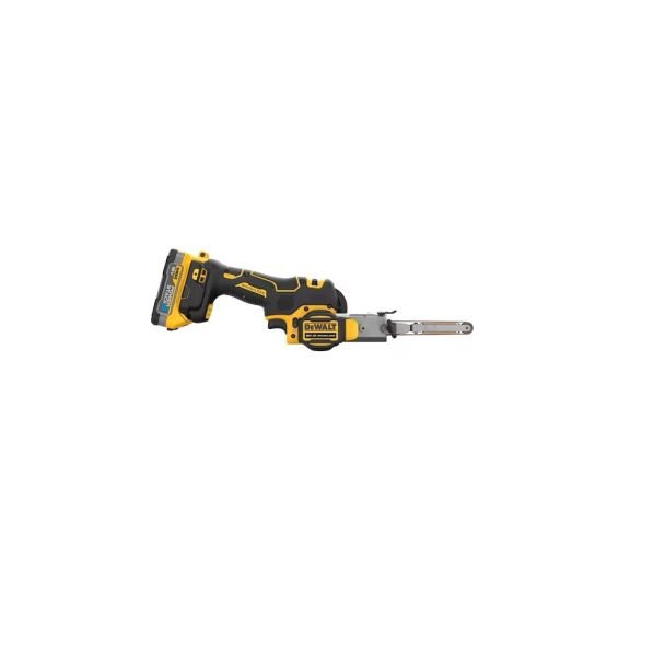 Mașină de șlefuit cu bandă DeWalt DCM200N, compatibilă cu acumulator Li‑Ion 18 V, 13x457 mm