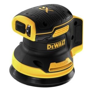 Mașină de șlefuit orbital DEWALT DCW210N, 125 mm, 8.000–12.000 rpm, compatibilă cu acumulatori Li‑Ion 18 V/54 V