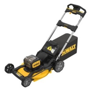 Mașină electrică de tuns gazon Dewalt DCMWP134W2 | 53 cm tăiere | 2 x acumulatori Li-Ion 18 V 8.0 Ah incluși | Fără fir, performanță durabilă | Ideală pentru gazon mediu-mare