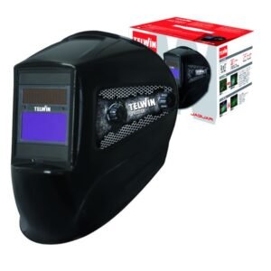 Masca de sudură automată JAGUAR Telwin 804082 - filtru reglabil DIN 4/5–9/9-13 - ADF autoîntunecare - pentru MMA / MIG‑MAG / TIG - protecție avansată și reglare sensibilitate