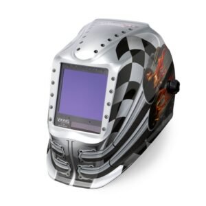 Masca de sudură automată Lincoln Electric VIKING 3350 4C K3100-3-CE | Filtru reglabil DIN 5-13 | MMA/Mig-Mag/TIG/polizare | MOTORHEAD 4C – auto-întunecare, reglaje sensibilitate...