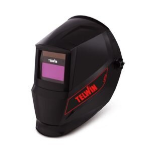 Masca de sudură automată Telwin 804151 | Baterie LION | Ecran cu cristale lichide (LCD) | Protecție UV/IR și reglaj sensibilitate | Răspuns rapid pentru sudură MIG/TIG/arc