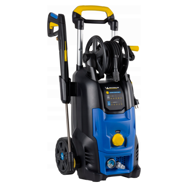 Michelin, Aparat de spălat cu apă rece Michelin MPX30EHB, 3000 W, 180 bar, 600 l/h, rolă pentru furtun, 2 viteze, pompă alamă