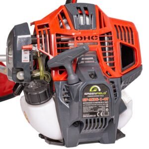 Motocoasă Greenfield GP-M36-1-4T | Motor 4 timpi, benzină | 1 CP · 36 cm³ | Pornire ușoară și consum redus | Ideală pentru întreținerea gazonului