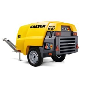 Motocompresor portabil Kaeser M27-7 PE FF | Diesel | 7 bar, 2.6 m³/min | Pentru șantier și aplicații industriale | Compact, fiabil și ușor de transportat