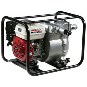 Motopompă 2" autoamorsantă cu cadru de transport pentru ape murdare Honda WT20XK4, motor benzină Stage V, 700 l/min, Hmax 26 mca