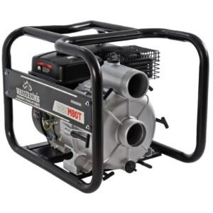 Motopompă 3" pentru apă murdară | Wasserkonig WSKM80T | Debit max. 55 m³/h | Înălțime refulare max. 30 m | Motor Euro V, benzină 7 CP