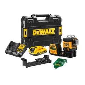 Nivelă laser în cruce, autonivelantă, DeWalt DCE089D1G18, Li-Ion 12/18V 2 Ah, fascicul verde