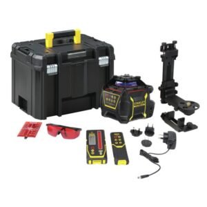 Nivelă laser rotativă Stanley RL700L pentru șantier, linie laser roșie, auto-nivelare