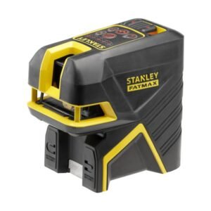 Nivela laser Stanley Fatmax FMHT1-77415 | 5 puncte și linii în cruce | Linie laser roșie | Nivelare verticală și orizontală precisă | Compactă și robustă pentru șantier