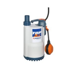 Pedrollo TOP3LA-10m | Electropompă submersibilă de drenaj pentru lichide corozive | Particule max. 10 mm | 0,55 kW – Debit max. 260 l/min | Înălțime refulare max. 10 m