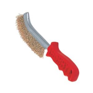 Perie sârmă cu mâner ergonomic Telwin 804187 | mâner antialunecare pentru confort | sârme din oțel durabil pentru curățare metalelor | ideală pentru curățare sudură și pregătire...