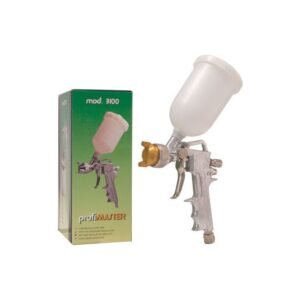 Pistol profesional de vopsit | cu cupă sus OMG PROFIMASTER3100_1.5 | 0.5 kg | duză 1.5 mm | finisaj uniform, ideal auto și industrial