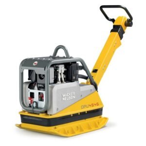 Placă compactoare reversibilă Wacker Neuson DPU4545Heh, diesel, pornire electrică, contor ore de funcționare, 423 kg, forță de impact 45 kN